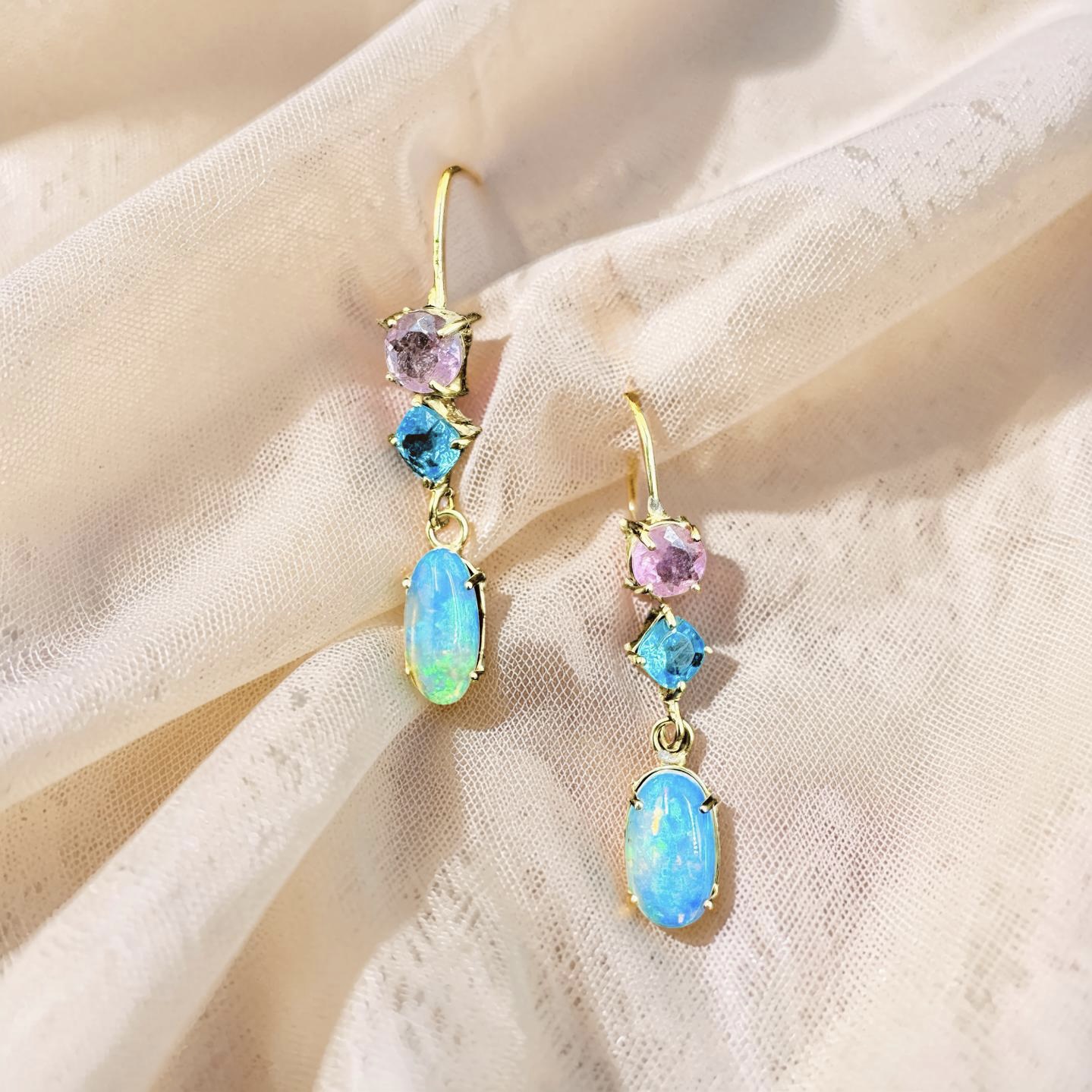 Opal Drop Earrings